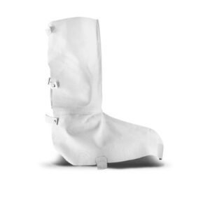 Polaina de cuero soldador con hebillas e hilo Kevlar