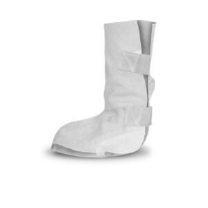Polaina de descarne para soldador con Velcro e hilo Kevlar