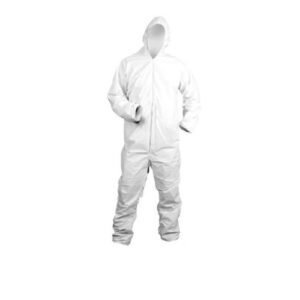 Buzo desechable blanco Rock de polipropileno 45 gr/m²