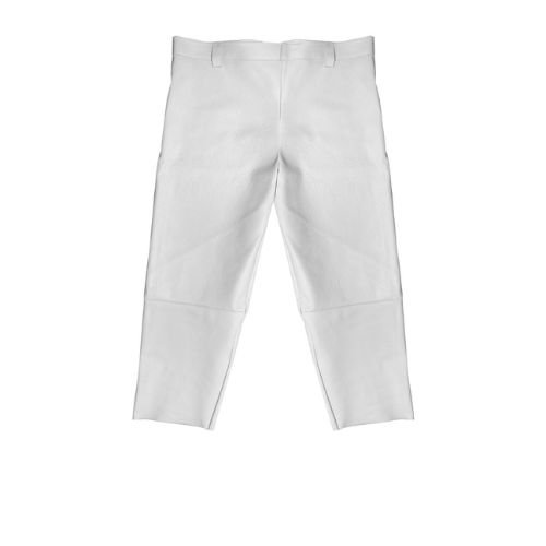 Pantalón de Cuero Soldador Nacional con Velcro, Broche e Hilo Kevlar - Imagen 2