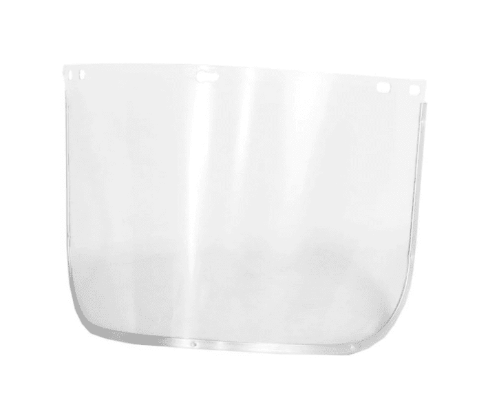 Visor policarbonato 8x16 con borde de aluminio