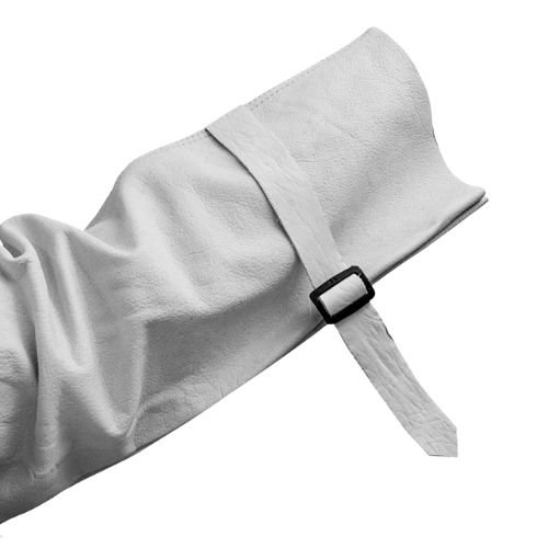Chaqueta de Cuero para Soldador Premium Importada con Velcro, Broche y Costuras de Kevlar - Imagen 4