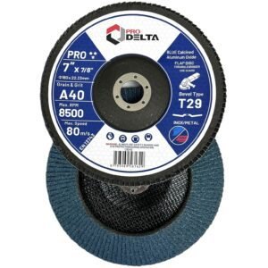 Disco traslapado Prodelta 7 grano 40 para inoxidable